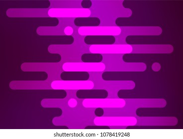 Light Purple vector natural elegant texture. Modern geometrical abstract illustration with doodles. The best blurred design for your business.