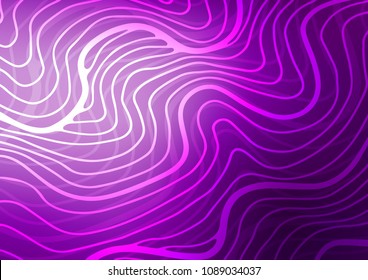 Light Purple vector natural elegant texture. Doodles on blurred abstract background with gradient. The elegant pattern can be used as a part of a brand book.