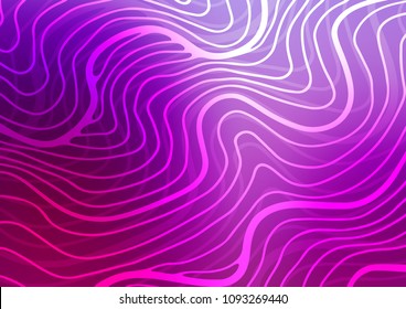 Light Purple vector natural elegant template. Glitter abstract illustration with doodles and Zen tangles. The textured pattern can be used for website.