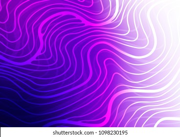 Light Purple vector natural elegant texture. A vague abstract illustration with doodles in Indian style. The pattern can be used for heads of websites and designs.