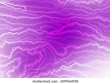 Light Purple vector natural elegant texture. Geometric doodle illustration in Origami style with gradient. A completely new design for your business.