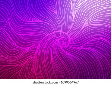 Light Purple vector natural elegant background. Doodles on blurred abstract background with gradient. Brand-new style for your business design.