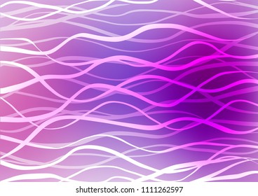 Light Purple vector natural elegant template. A completely new color illustration in doodle style. The completely new template can be used for your brand book.