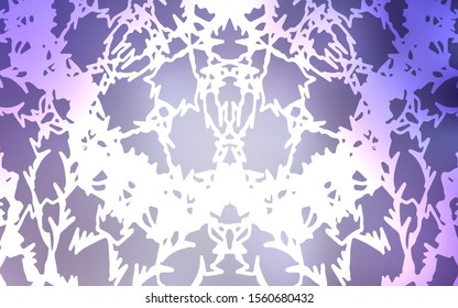 Light Purple vector natural elegant artwork. Creative illustration in blurred style with doodles made by child. Brand-new style for your business design.