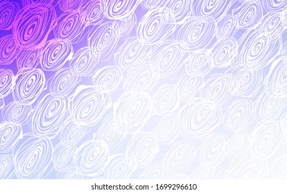 Light Purple vector natural elegant template. A completely new color illustration in doodle style with roses. The doodle design can be used for your web site.