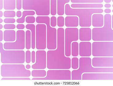 Light Purple vector natural elegant pattern. Doodles on blurred abstract background with gradient. A new texture for your design.