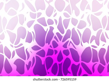Light Purple vector natural elegant pattern. Glitter abstract illustration with doodles and Zen tangles. The pattern can be used for wallpapers and coloring books.