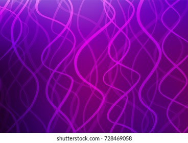 Light Purple vector natural elegant background. Ethnic elegant natural pattern with gradient. The completely new template can be used for your brand book.