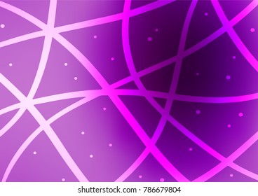 Light Purple vector natural elegant pattern. Decorative shining illustration with doodles on abstract template. The best blurred design for your business.