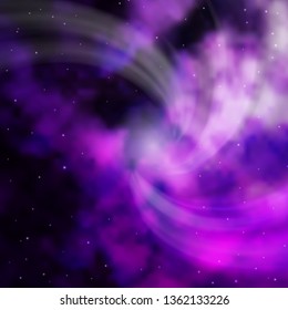 Light Purple vector pattern with abstract stars. Decorative illustration with stars on abstract template. Best design for your ad, poster, banner.