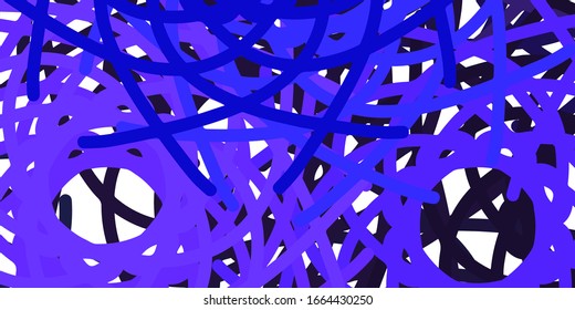 Light Purple vector pattern with abstract shapes. Simple design in abstract style with gradient forms. Modern design for your ads.