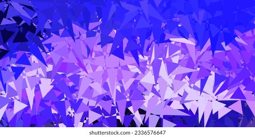 Light Purple vector pattern with abstract shapes. Colorful abstract forms with gradient in simple style. Modern design for your ads.