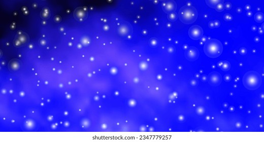 Light Purple vector pattern with abstract stars. Colorful illustration in abstract style with gradient stars. Pattern for wrapping gifts.