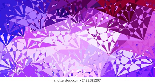 Light Purple vector pattern with abstract shapes. Simple design in abstract style with gradient forms. Modern design for your ads.