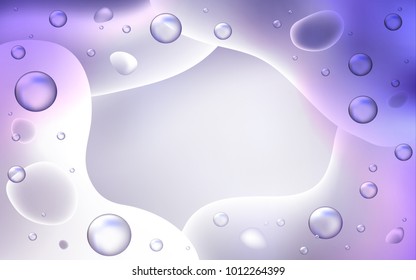 Light Purple vector pattern with bent lines. An elegant bright illustration with gradient. The best blurred design for your business.