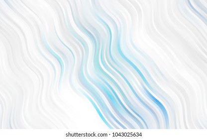 Light Purple vector pattern with bent lines. Modern gradient abstract illustration with bandy lines. Marble design for your web site.