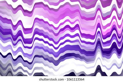Light Purple vector pattern with bent lines. Creative geometric illustration in marble style with gradient. Marble style for your business design.