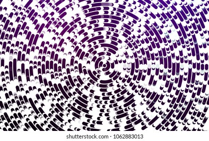 Light Purple vector pattern with bent lines. Modern gradient abstract illustration with bandy lines. Marble style for your business design.
