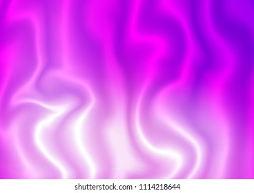 Light Purple vector pattern with bent ribbons. A completely new color illustration in marble style. The best blurred design for your business.