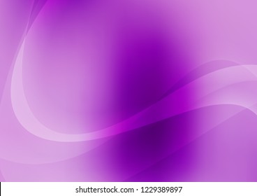 Light Purple vector pattern with bent ribbons. Geometric illustration in marble style with gradient.  The template for cell phone backgrounds.