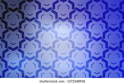 Light Purple vector pattern with bent lines. Glitter abstract illustration with wry lines. A new texture for your  ad, booklets, leaflets.