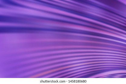 Light Purple vector pattern with bent lines. Colorful illustration in abstract style with gradient. Elegant pattern for a brand book.