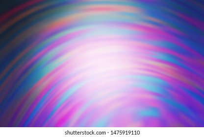 Light Purple vector pattern with bent lines. Modern gradient abstract illustration with bandy lines. A new texture for your  ad, booklets, leaflets.