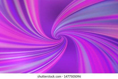 Light Purple vector pattern with bent lines. Colorful illustration in abstract style with gradient. Brand new design for your ads, poster, banner.