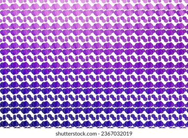 Light Purple vector pattern with bent ribbons. An elegant bright illustration with gradient. The elegant pattern for brand book.