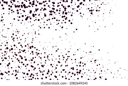 Light Purple vector pattern. Brand-new rectangular template. Shining geometric sample. Repeating theme with rectangular shapes. Texture for your design.