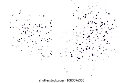 Light Purple vector pattern. Brand-new rectangular template. Shining geometric sample. Repeating theme with rectangular shapes. Texture for your design.