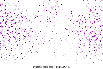 Light Purple vector pattern. Brand-new rectangular template. Shining geometric sample. Repeating theme with rectangular shapes. Texture for your design.