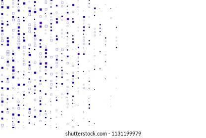 Light Purple vector pattern. Brand-new rectangular template. Shining geometric sample. Repeating theme with rectangular shapes. Texture for your design.