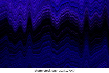 Light Purple vector pattern with bubble shapes. A vague circumflex abstract illustration with gradient. A completely new marble design for your business.
