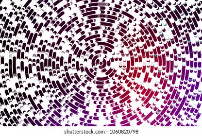 Light Purple vector pattern with bubble shapes. Blurred geometric sample with gradient bubbles.  Textured wave pattern for backgrounds.