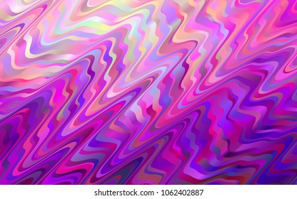 Light Purple vector pattern with bubble shapes. Shining illustration, which consist of blurred lines, circles. Marble style for your business design.