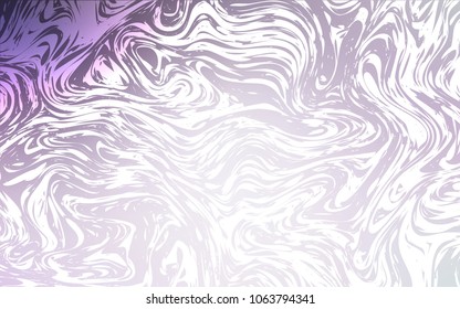 Light Purple vector pattern with bubble shapes. Shining illustration, which consist of blurred lines, circles. Textured wave pattern for backgrounds.