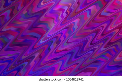 Light Purple vector pattern with bubble shapes. Shining illustration, which consist of blurred lines, circles. Textured wave pattern for backgrounds.