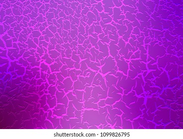 Light Purple vector pattern with bubble shapes. Glitter abstract illustration with wry lines. Marble style for your business design.