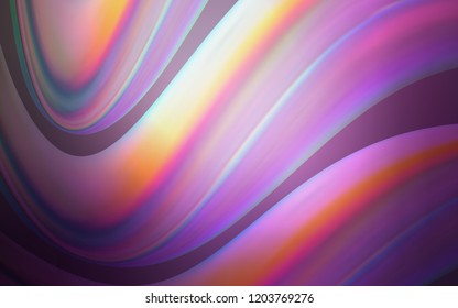 Light Purple vector pattern with bubble shapes. Creative geometric illustration in marble style with gradient. Marble design for your web site.