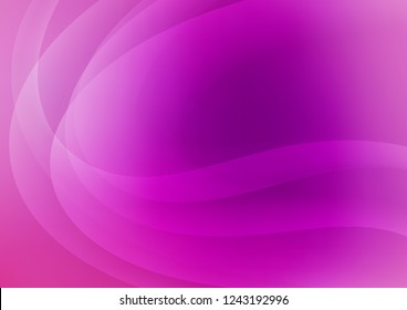 Light Purple vector pattern with bubble shapes. Shining crooked illustration in marble style. A completely new template for your business design.