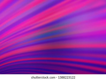 Light Purple vector pattern with bubble shapes. Creative illustration in halftone marble style with gradient. Pattern for your business design.