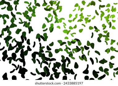 Light Purple vector pattern with chaotic shapes. Modern abstract illustration with colorful random forms. Modern design for your business card.