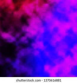 Light Purple vector pattern with circles. Glitter abstract illustration with colorful drops. New template for your brand book.
