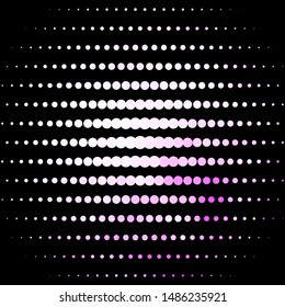 Light Purple vector pattern with circles. Glitter abstract illustration with colorful drops. Pattern for websites, landing pages.