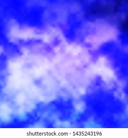 Light Purple vector pattern with clouds. Illustration in abstract style with gradient clouds. Colorful pattern for appdesign.