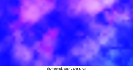 Light Purple vector pattern with clouds. Abstract illustration with colorful gradient clouds. Template for websites.