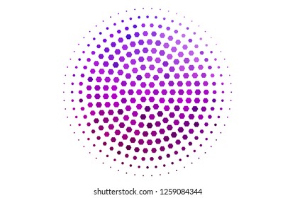 Light Purple vector pattern with colorful hexagons. White background with colorful hexagons. Beautiful design for your business advert.