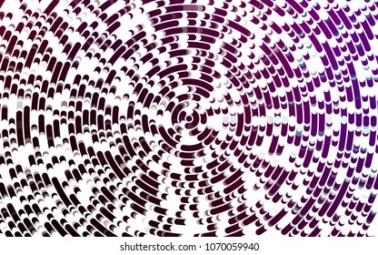 Light Purple vector pattern with curved circles. Brand-new colored illustration in marble style with gradient. Brand-new design for your ads, poster, banner.