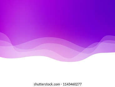 Light Purple vector pattern with curved circles. An elegant bright illustration with gradient. A new texture for your  ad, booklets, leaflets.